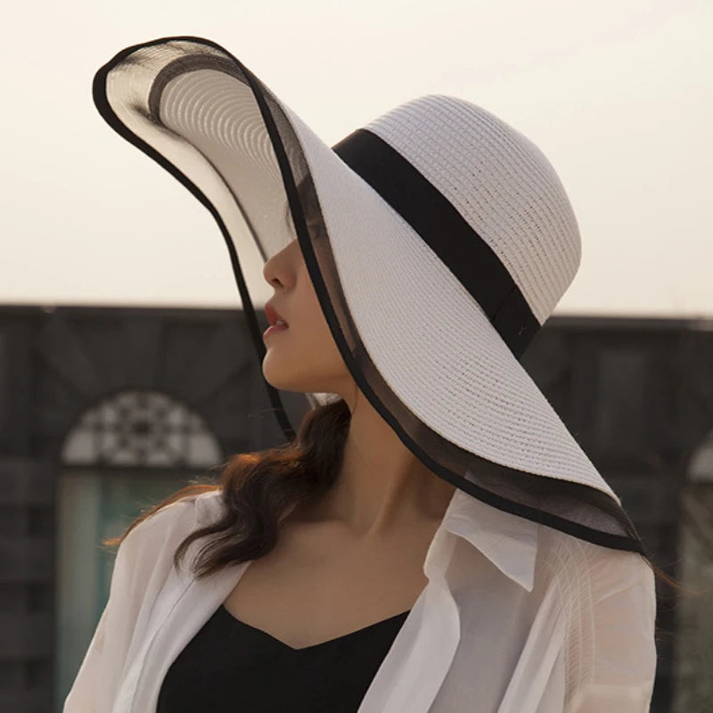 Summer Anti-UV Wide Brim Hat – Elegant Sun Protection