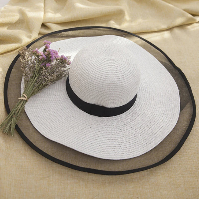 Summer Anti-UV Wide Brim Hat – Elegant Sun Protection