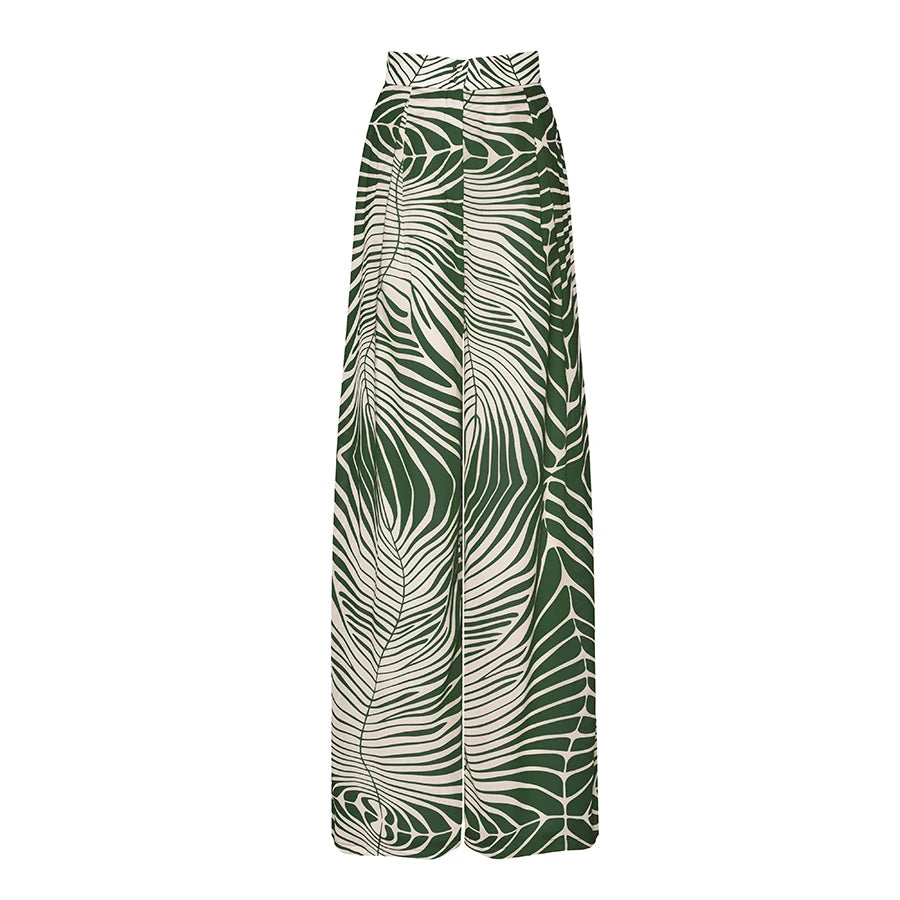 Vintage V Neck Botanical Print Swimsuit | One-Piece Summer Swimwear for Women