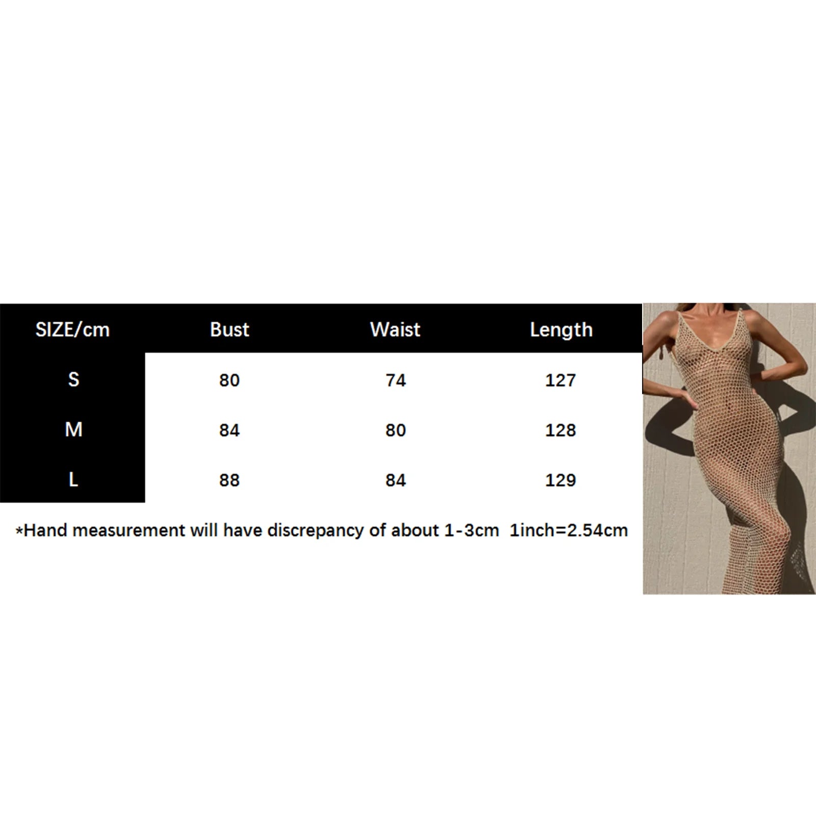 Sexy Women's Crochet Bikini Cover Up – Beachwear Swimsuit Dress