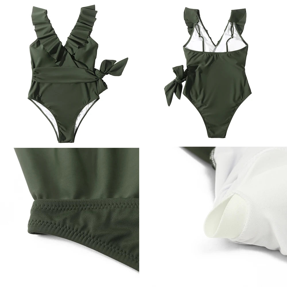 Women’s One-Piece Swimsuit | Stylish Cut-Out Monokini for Beach & Swimwear