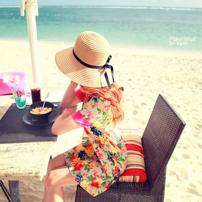 Wide Brim Summer Sun Hat – Stylish UV Protection